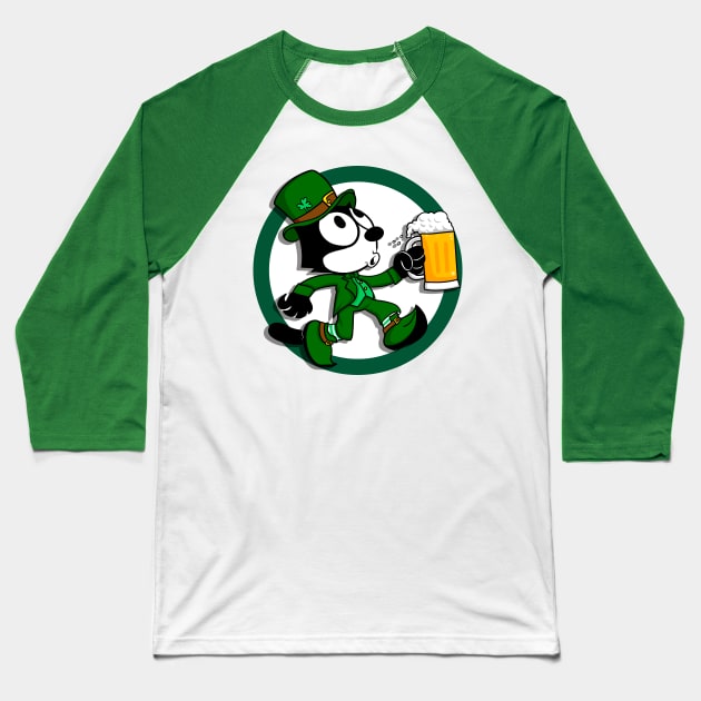 Felix St patrick's day Baseball T-Shirt by OniSide